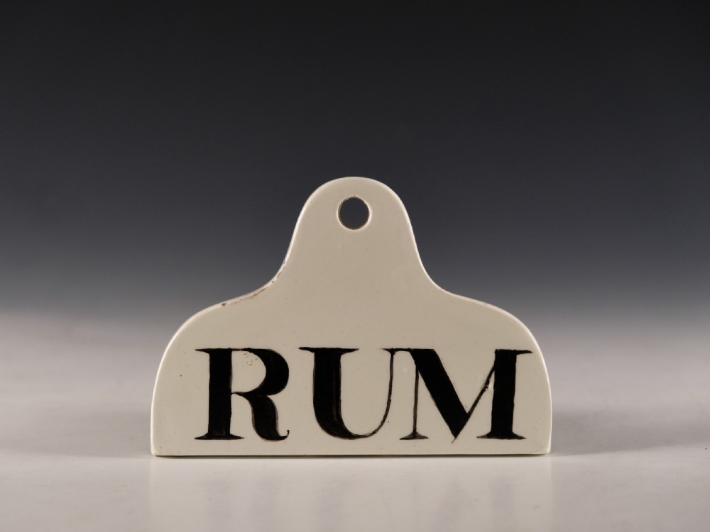 Bin label - Rum mid 19th century View V