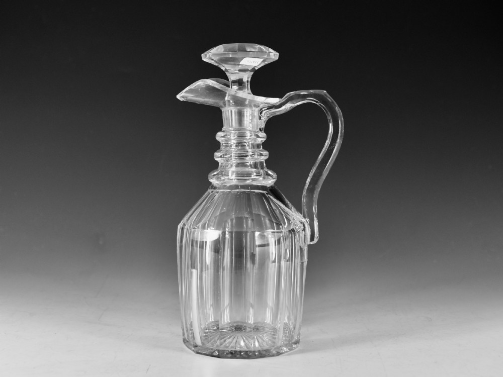 Antique glass - claret jug English c1840 View III
