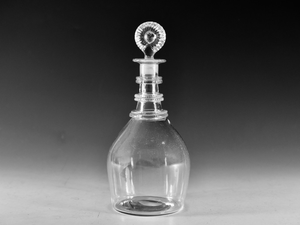 Antique glass - decanter Irish c1820 View IV