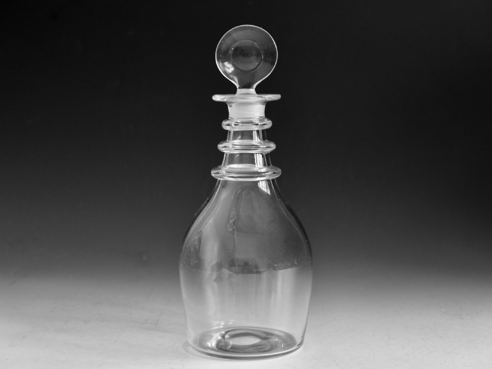 Antique glass decanter English c1820 View III