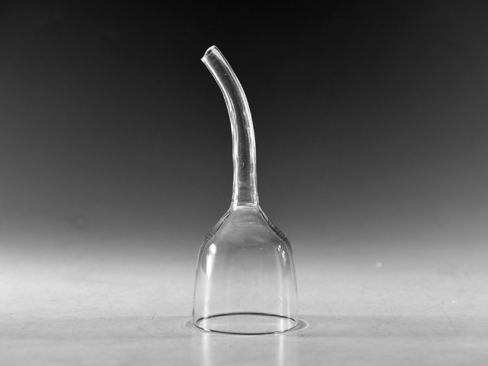 Antique glass wine funnel English c1760 View IV