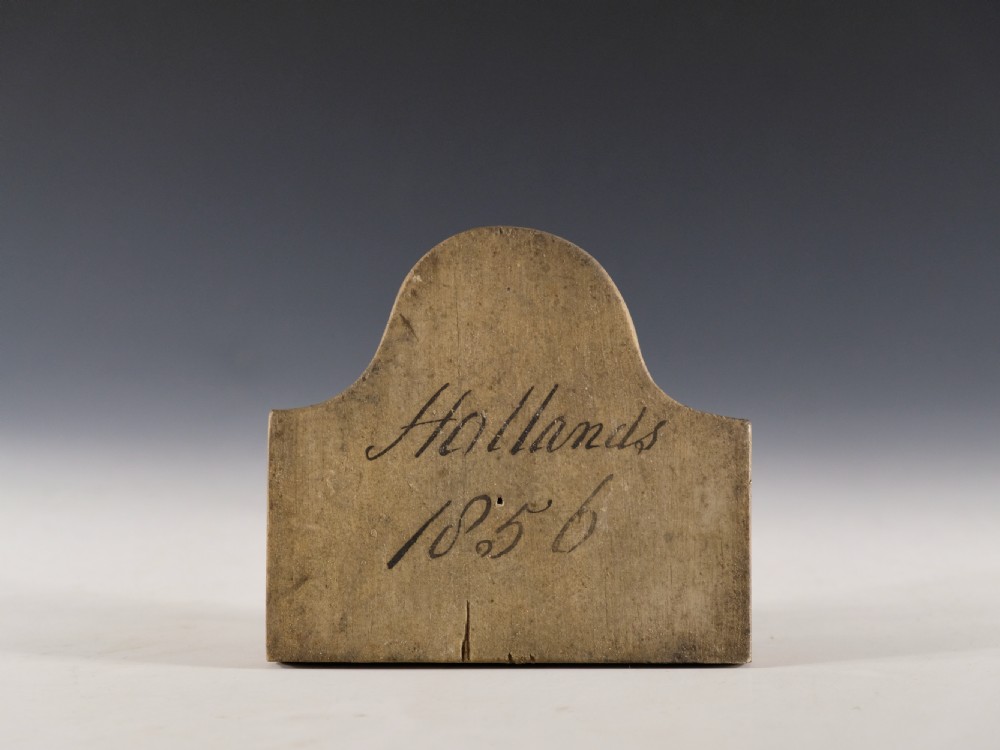 Bin label Hollands 1856