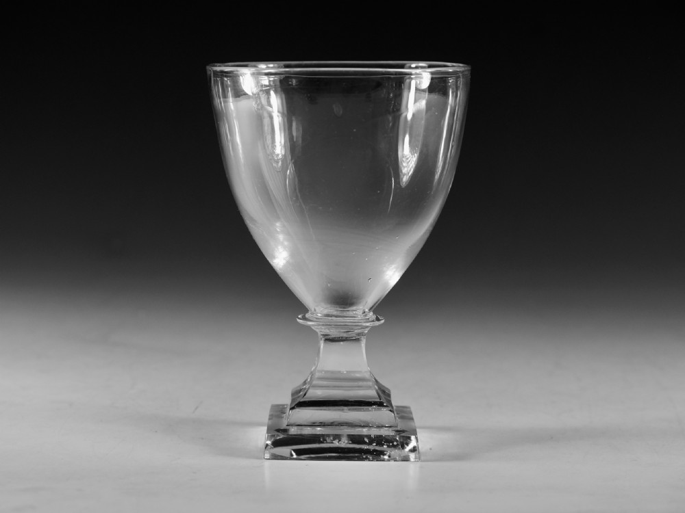 Antique glass rummer English c1790