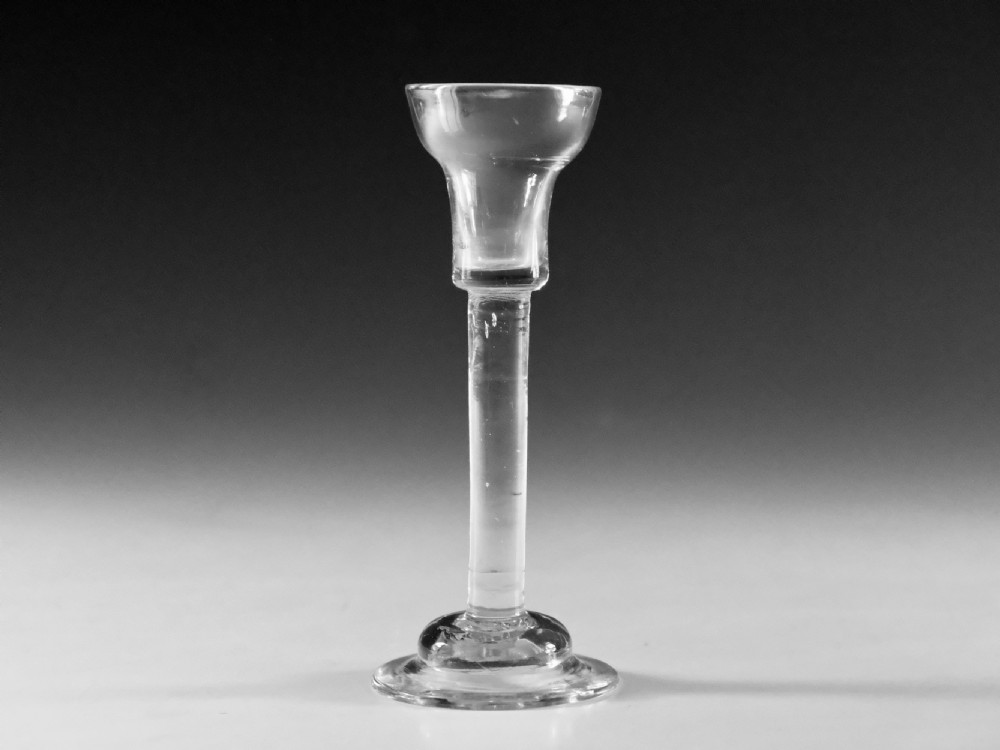 Antique glass cordial glass English or Irish c1740