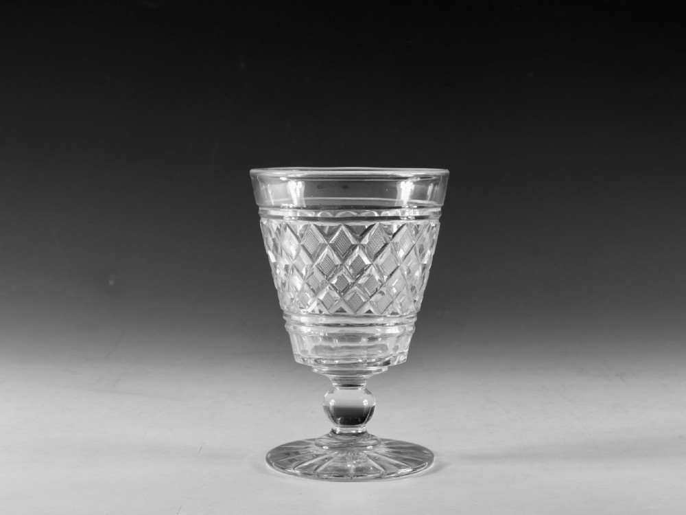 Antique glass rummer C1820