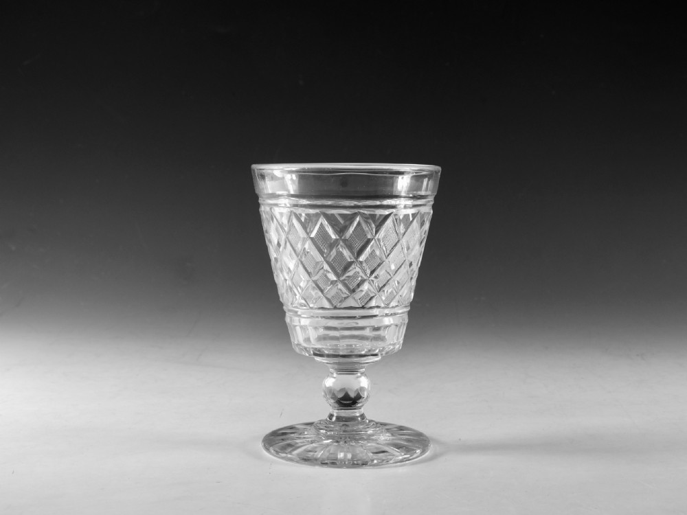 Antique glass rummer C1820