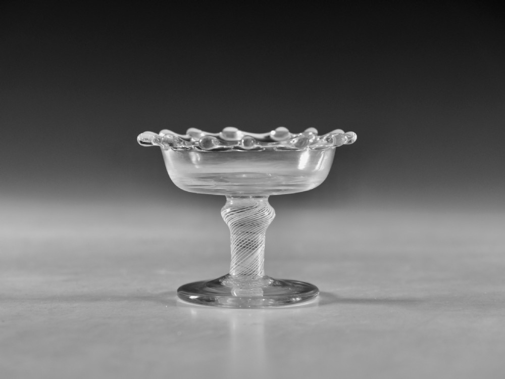 Antique glass sweetmeat glass English c1765