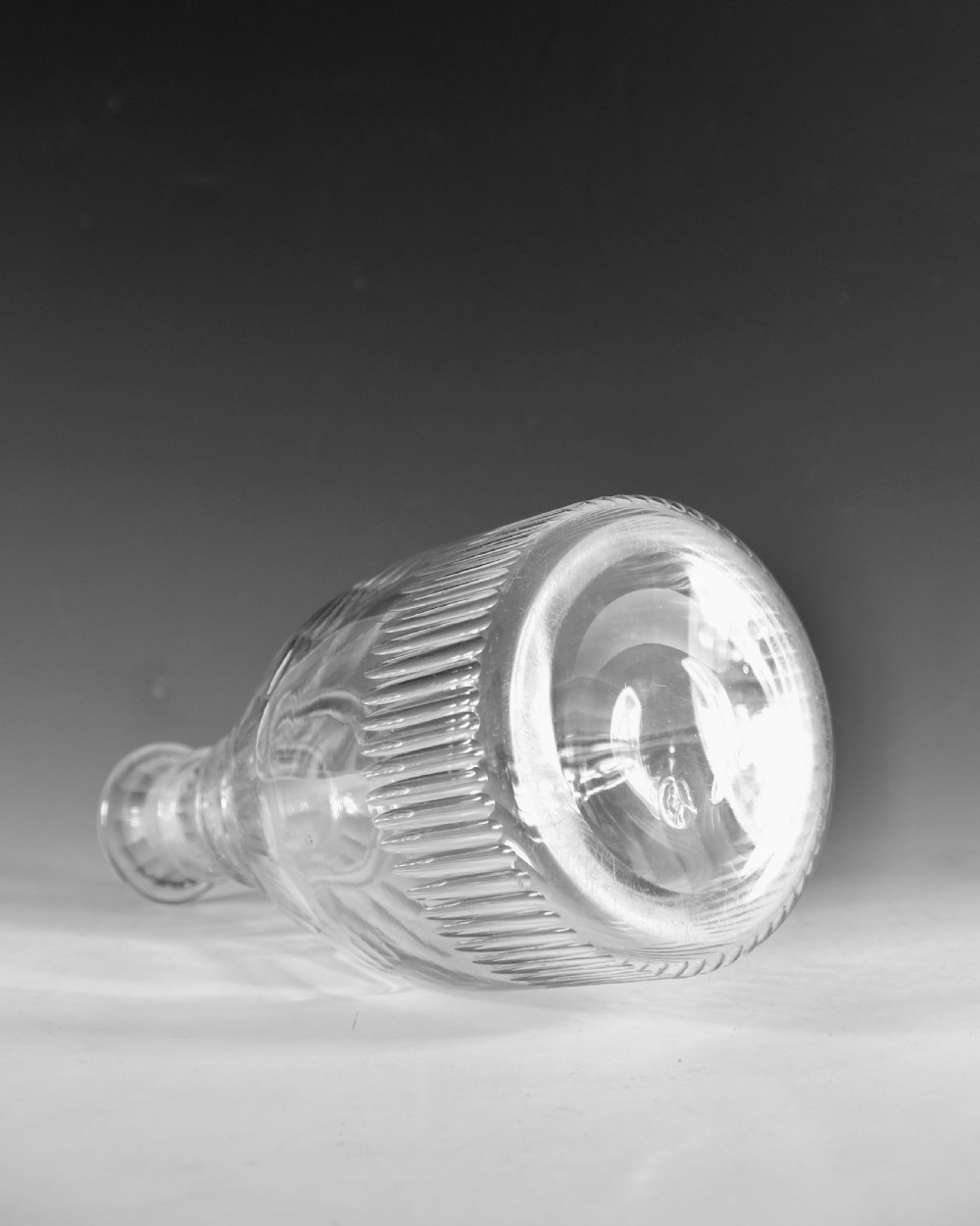 Antique glass - magnum decanter English c1810 View IV