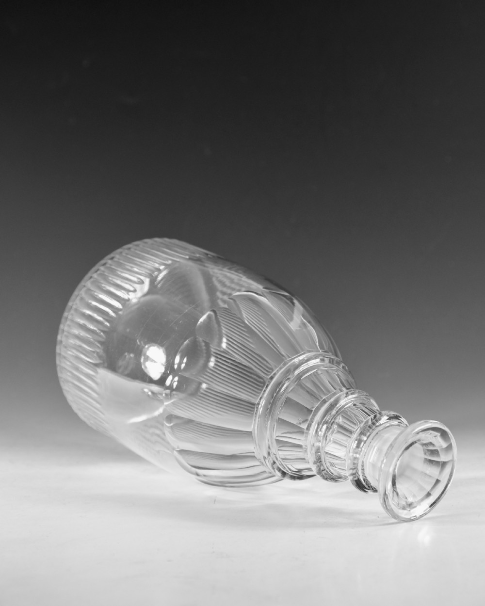 Antique glass - magnum decanter English c1810 View VI