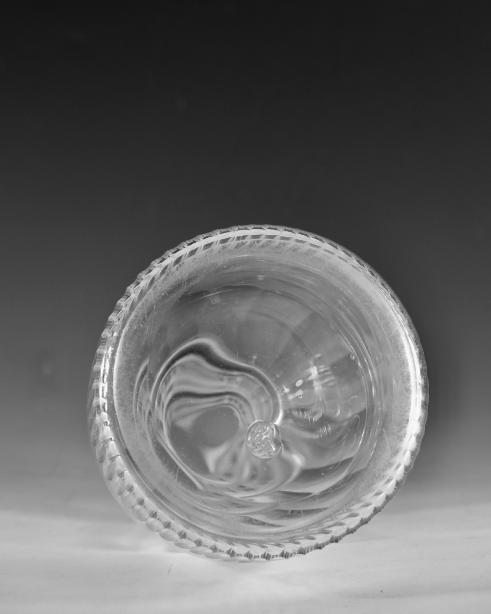 Antique glass - magnum decanter English c1810 View VII