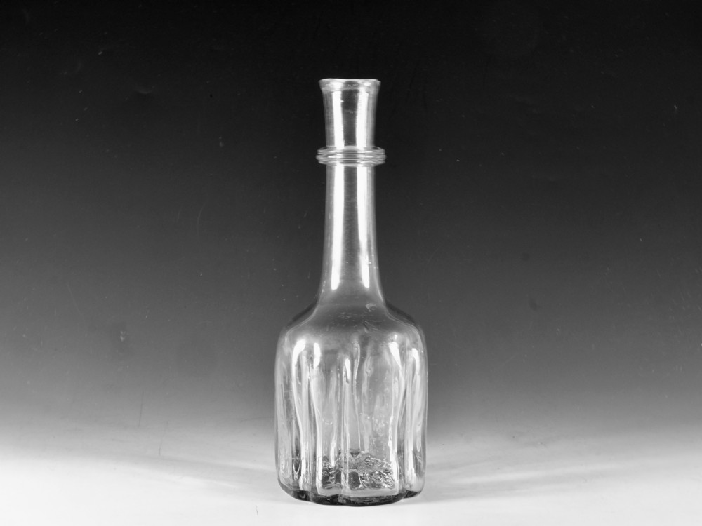 Antique glass - serving bottle Mid 18th century
