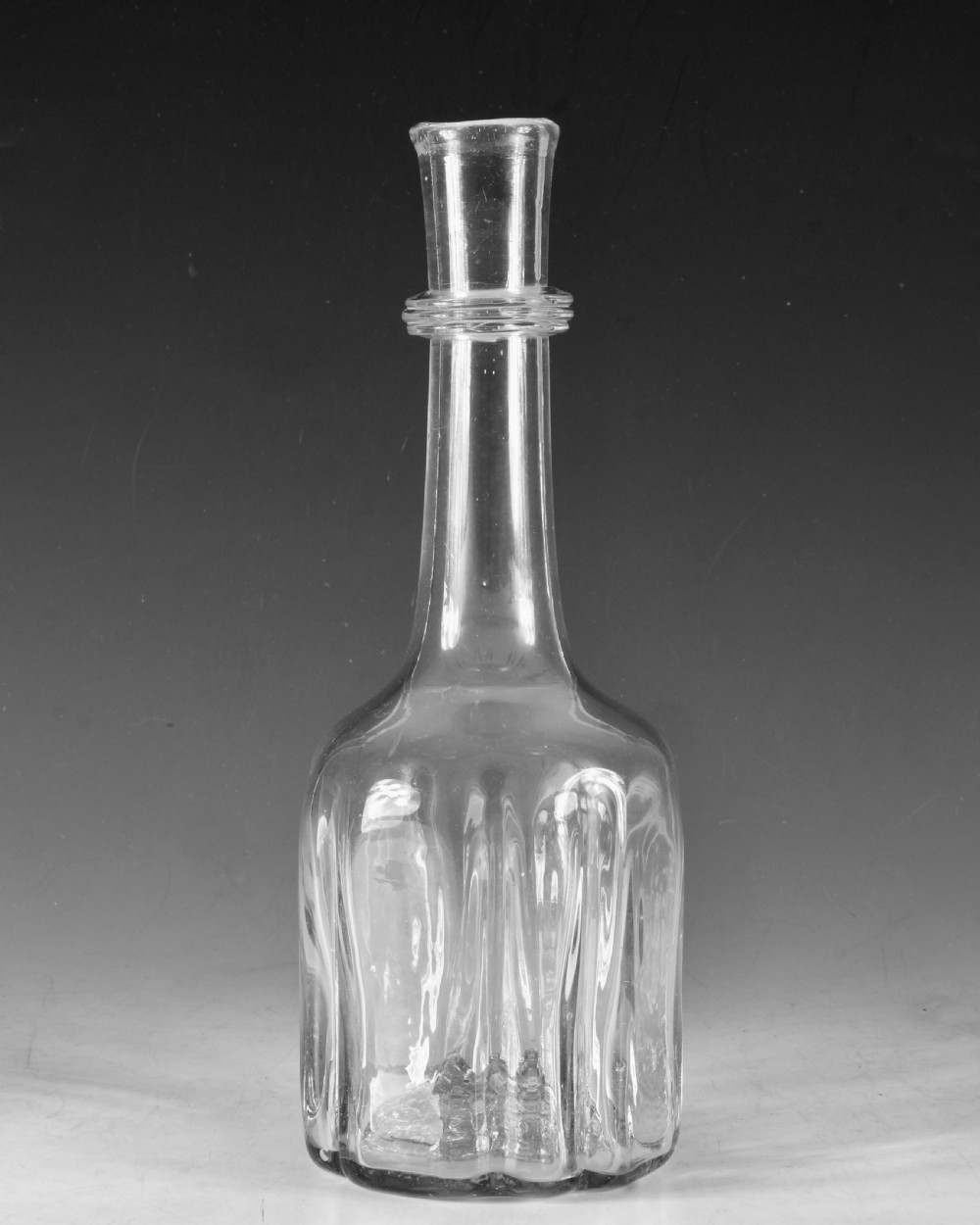 Antique glass - serving bottle Mid 18th century View III