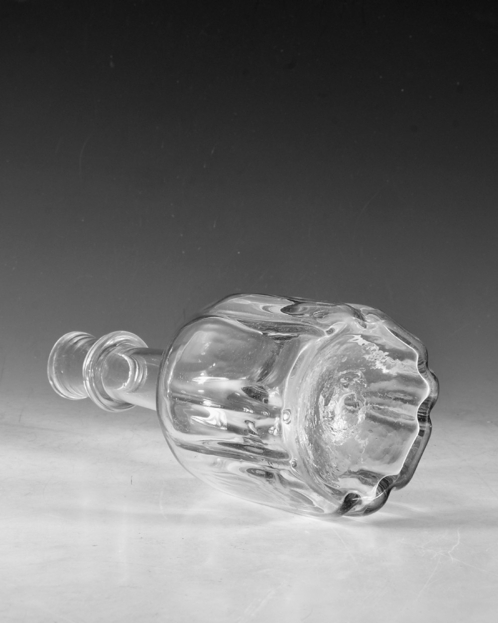Antique glass - serving bottle Mid 18th century View IV