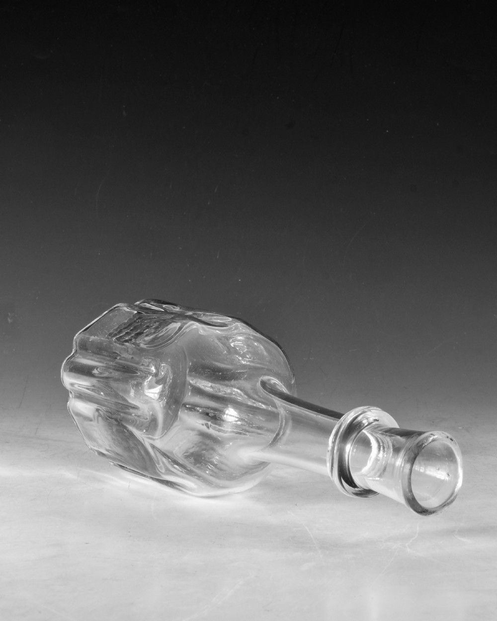 Antique glass - serving bottle Mid 18th century View VIII