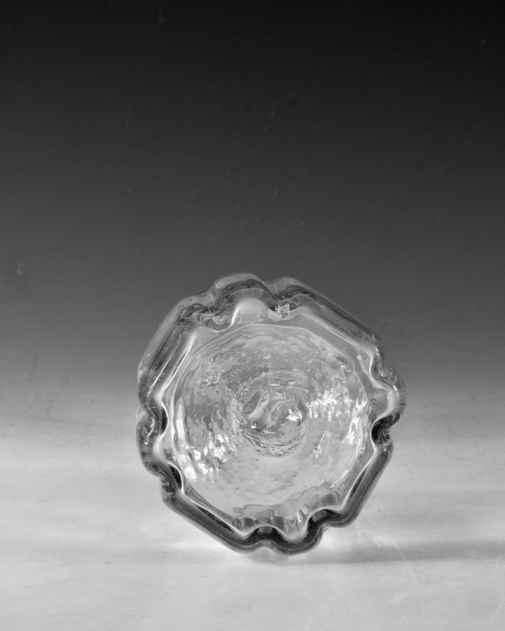 Antique glass - serving bottle Mid 18th century View IX