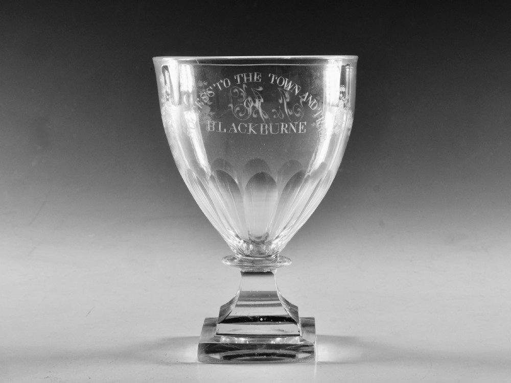 Antique glass - rummer English c1800