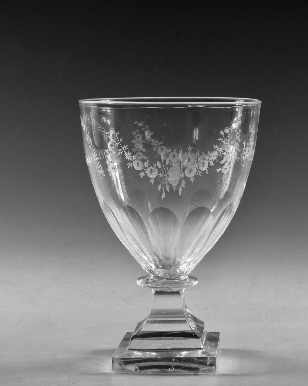 Antique glass - rummer English c1800 View III