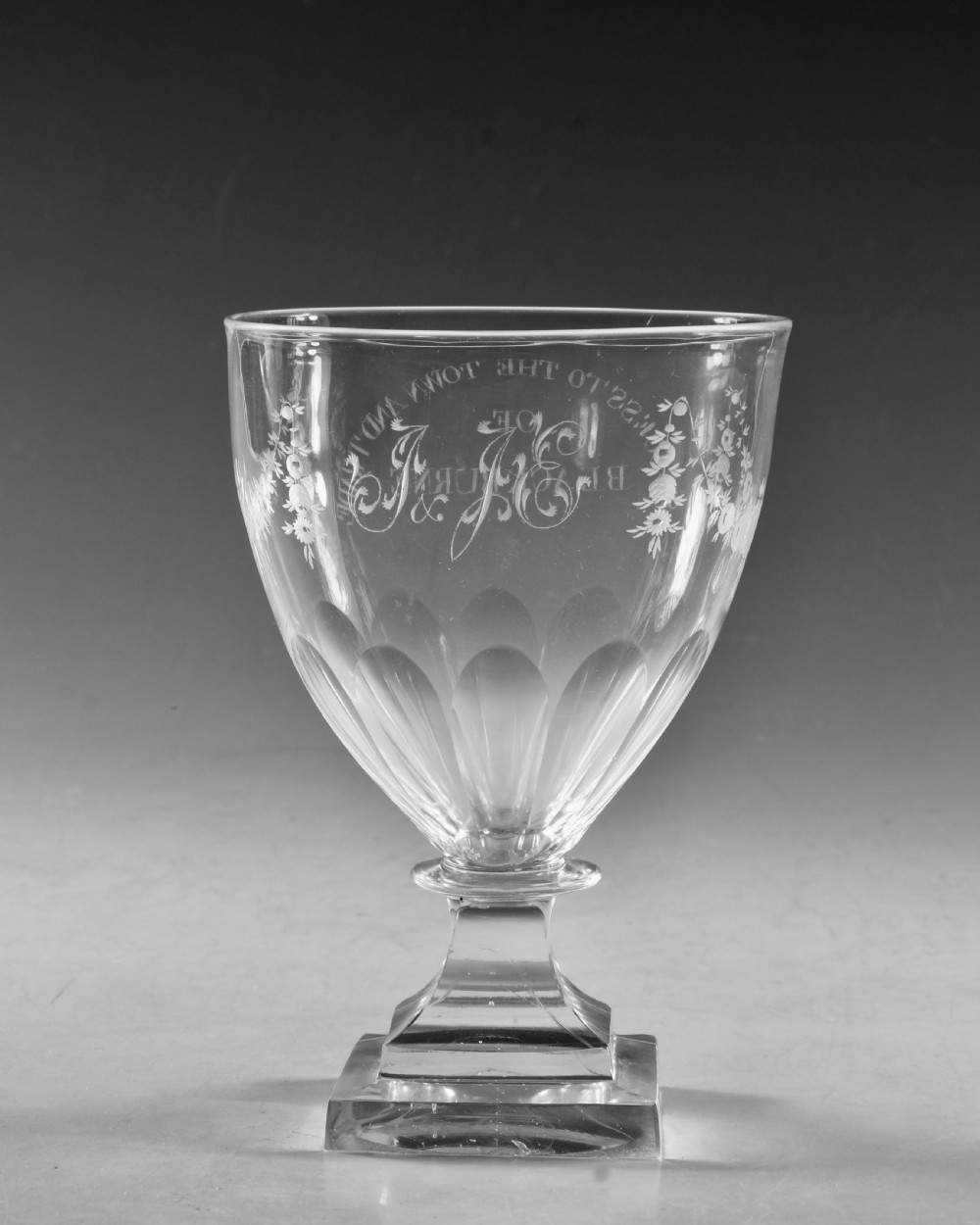 Antique glass - rummer English c1800 View IV