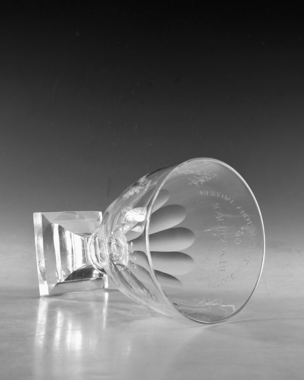 Antique glass - rummer English c1800 View VII