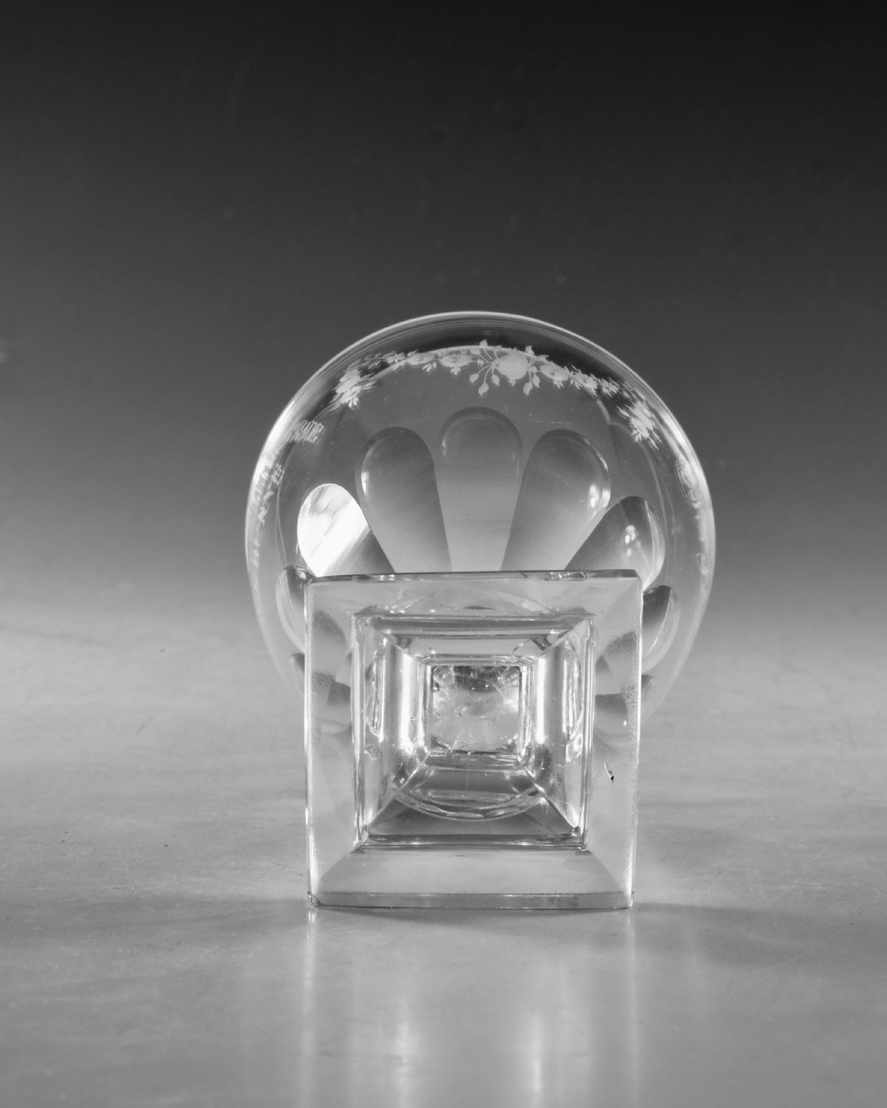 Antique glass - rummer English c1800 View VIII