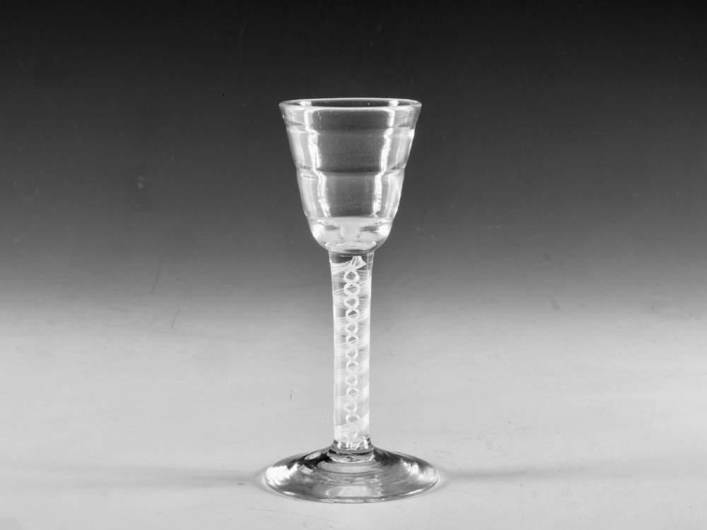 Antique glass - Lynn wine glass English c1765