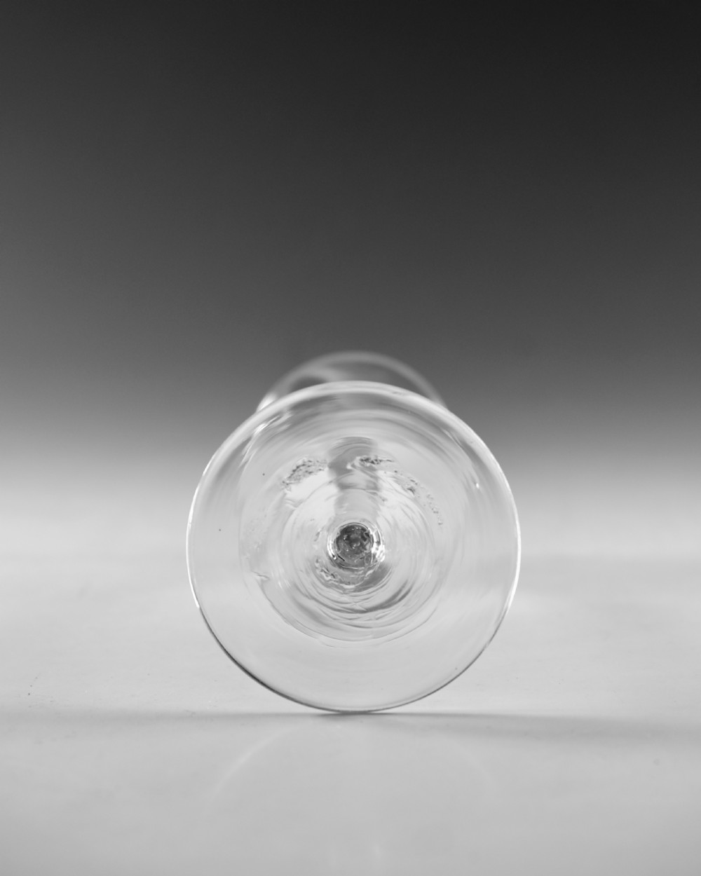 Antique glass - toasting glass English c1750 View VI