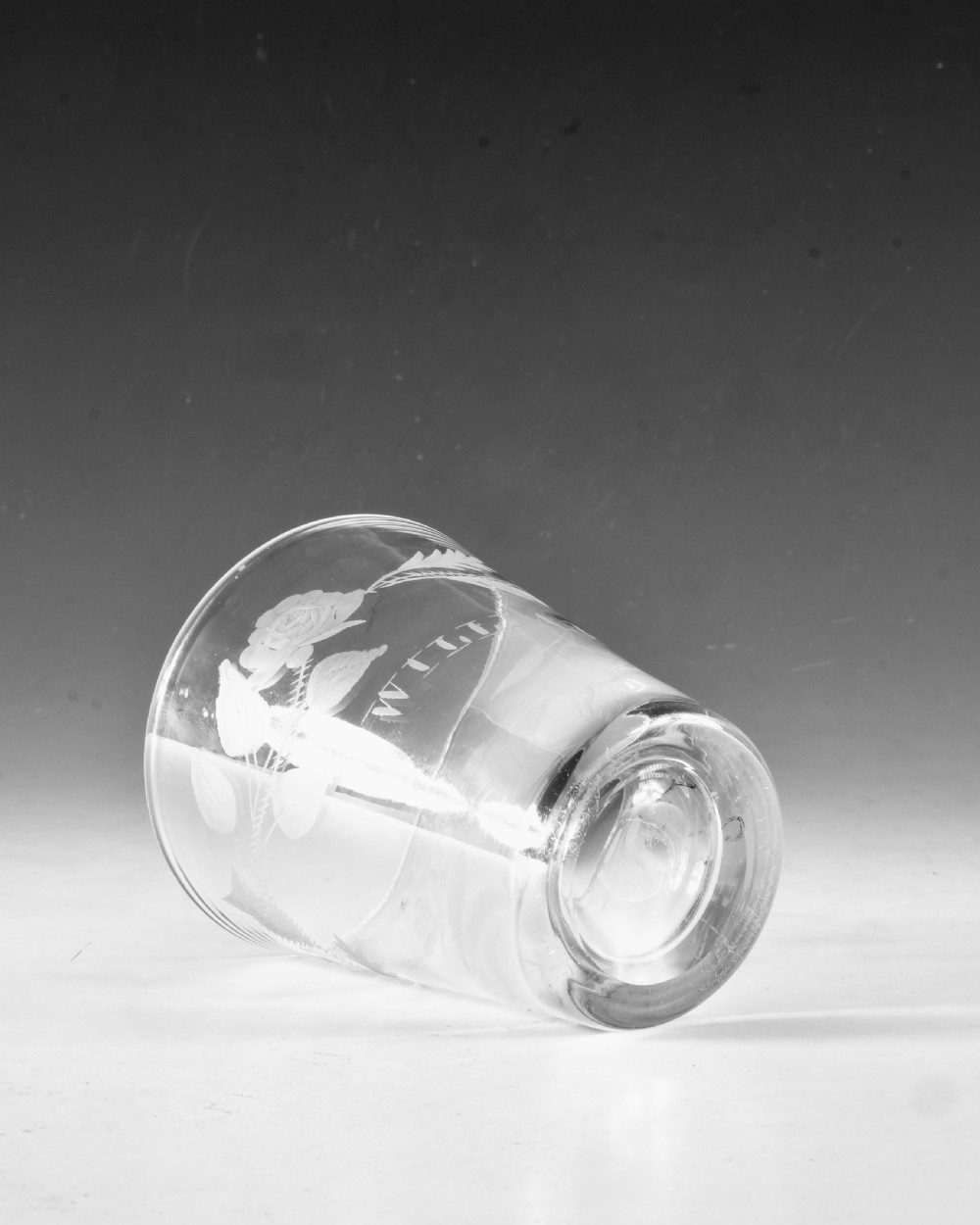 Antique glass - tumbler c1800 View III