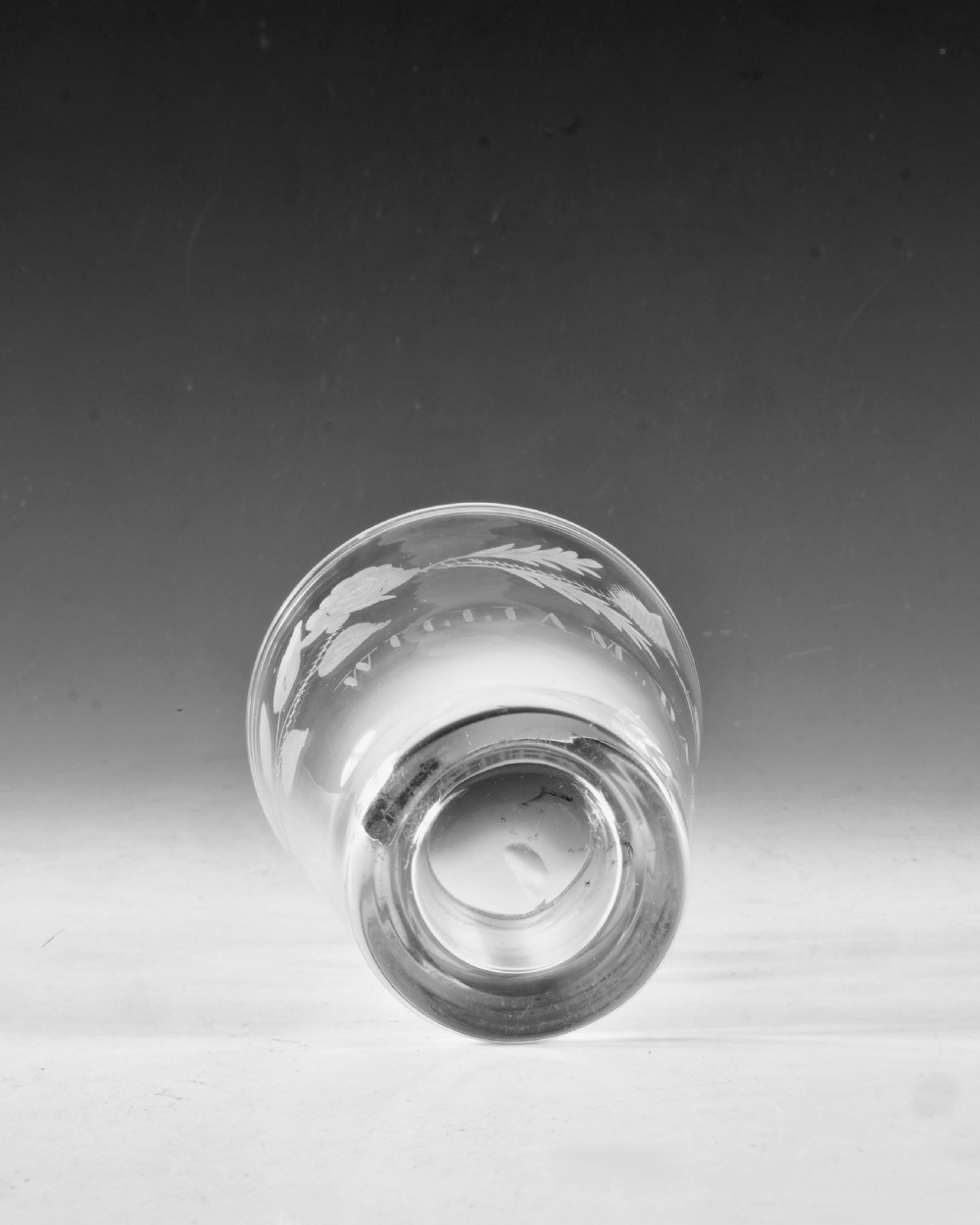 Antique glass - tumbler c1800 View VI