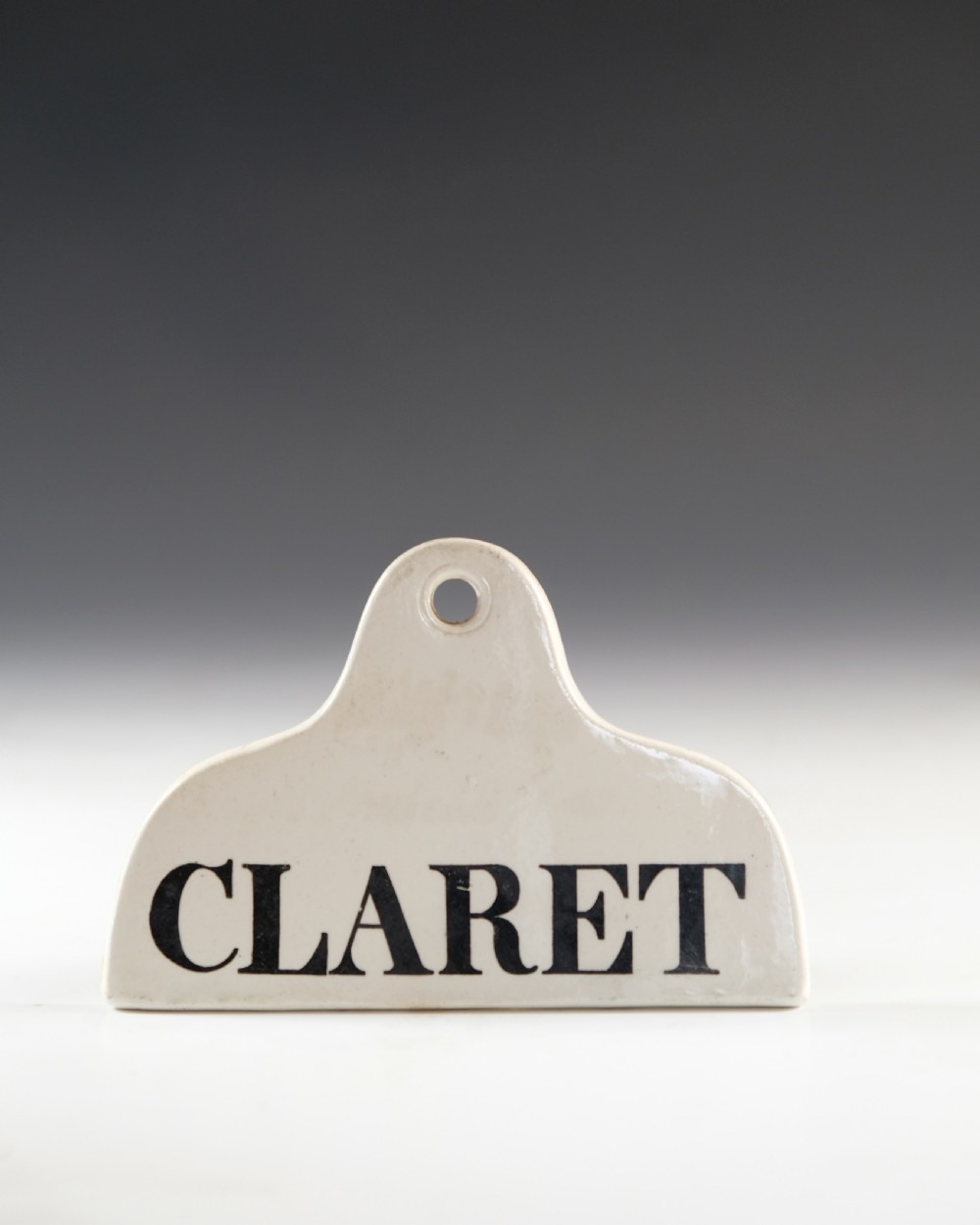 Bin label Claret English Mid 19th century View II