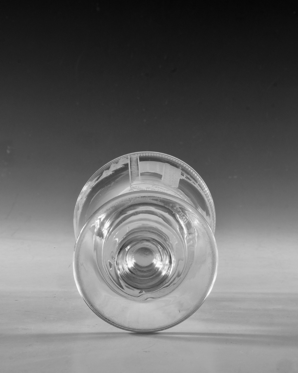Antique glass - rummer Sunderland Bridge English c1830 View X