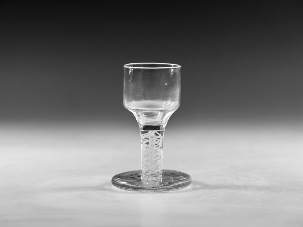 Antique glass - firing glass English c1760