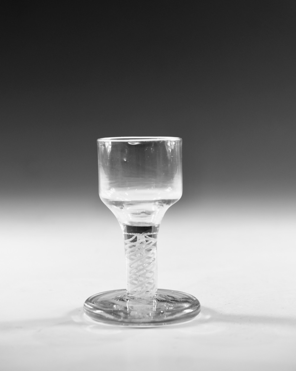 Antique glass - firing glass English c1760 View II