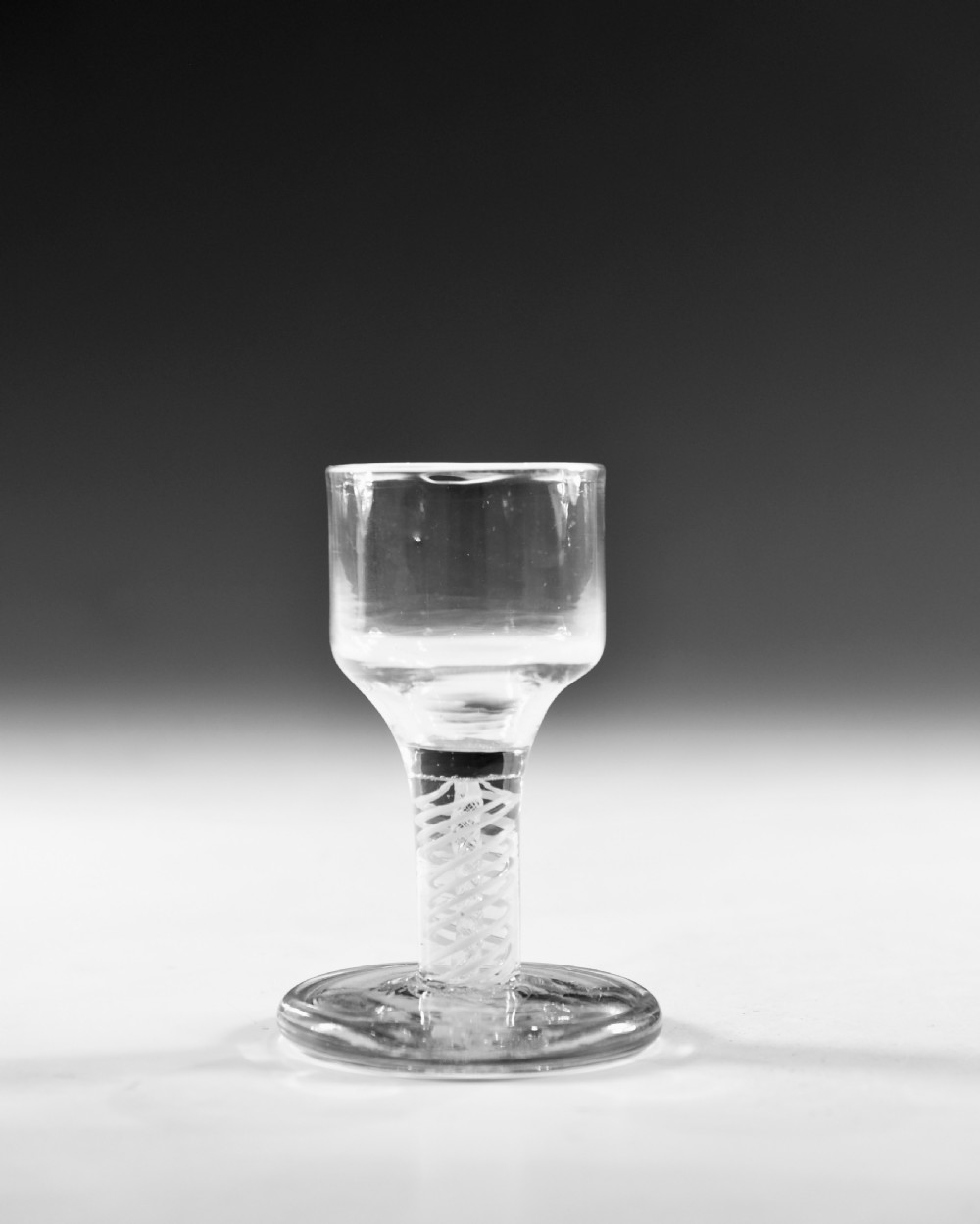 Antique glass - firing glass English c1760 View VI