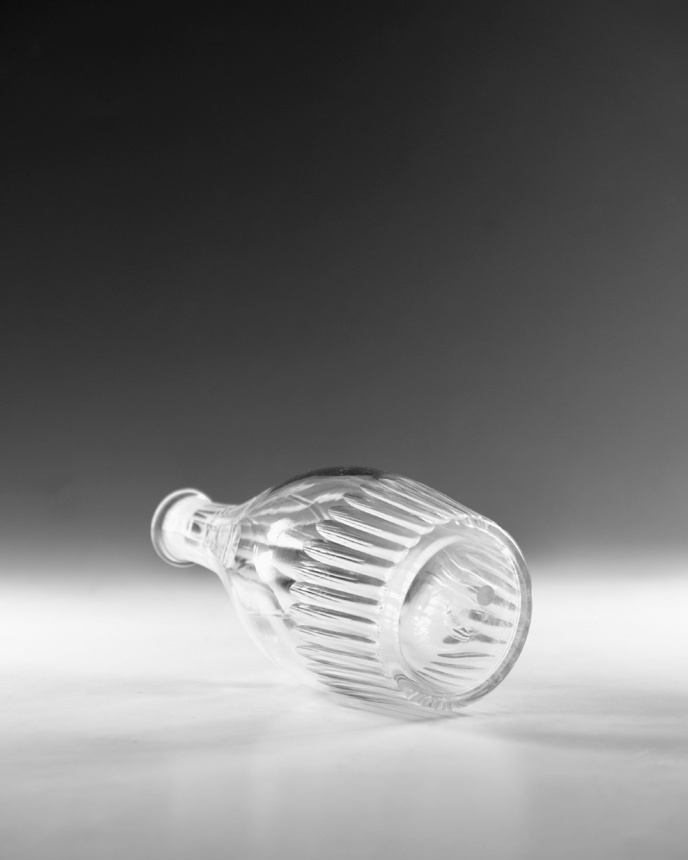 Antique glass - club decanter English c1770 View IV