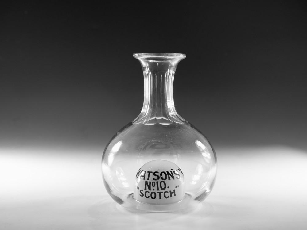 Antique carafe Watson's No 10 Scotch