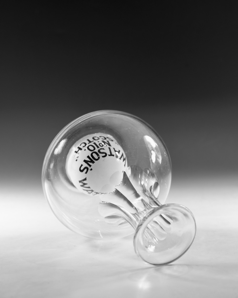 Antique carafe Watson's No 10 Scotch View V
