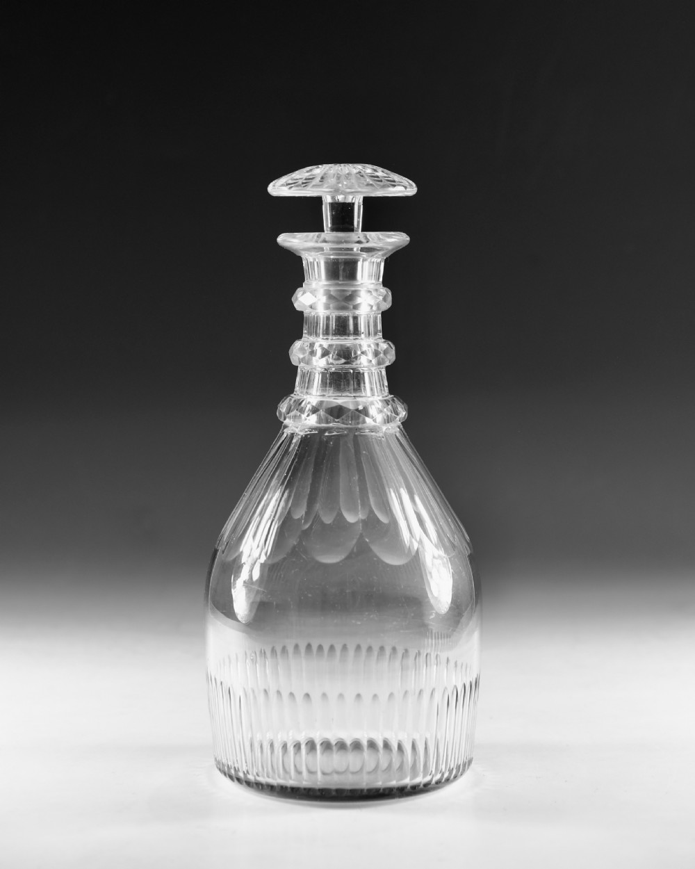 Antique decanter English c1830 View II