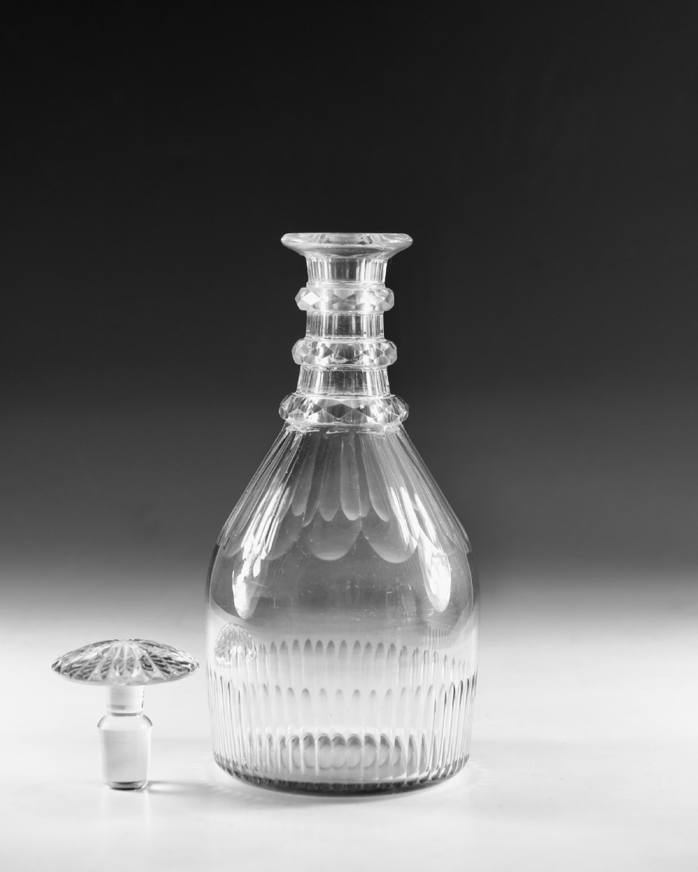 Antique decanter English c1830 View III