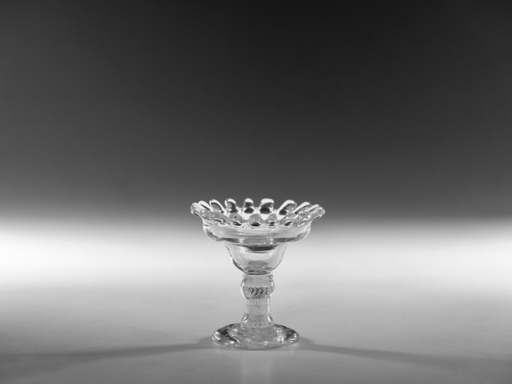 Georgian sweetmeat glass English c1765