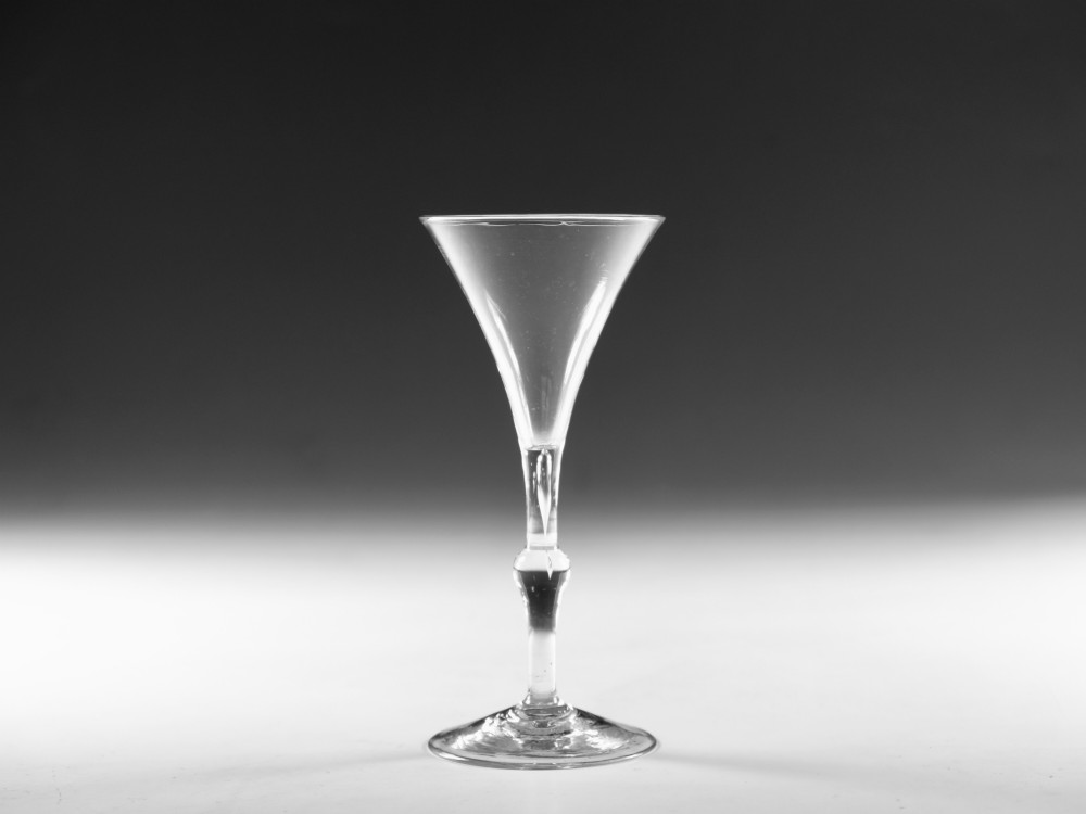 Georgian wine glass English c1750