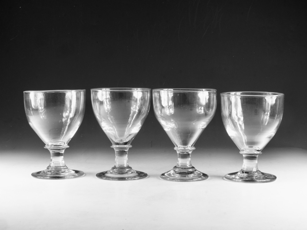 Georgian rummers four English c1810