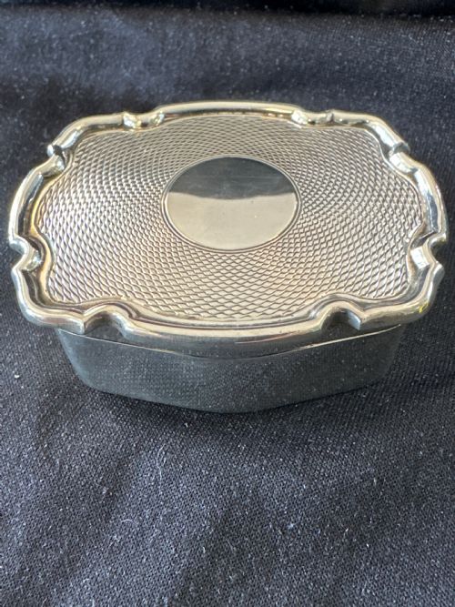 Silver box by Walker and Hall Chester 1906