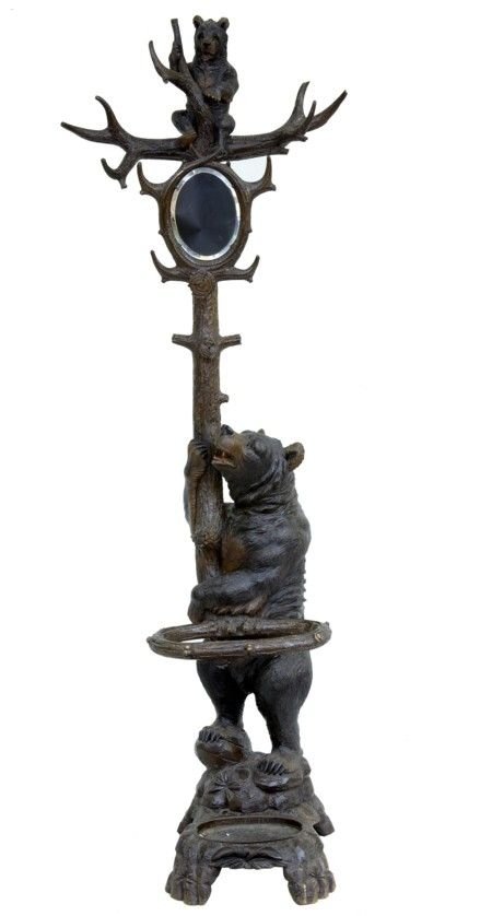 Black Forest Carved Bear Hall Stand