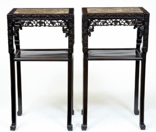 Pair Chinese Stands