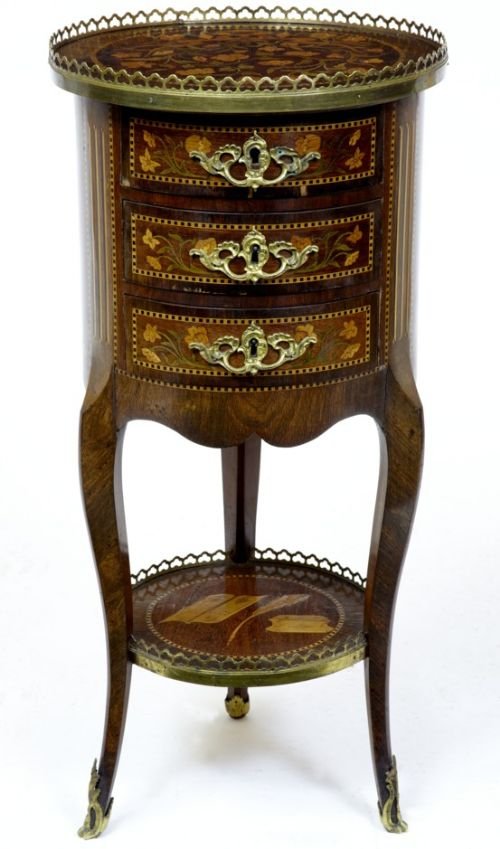 Inlaid Side Table