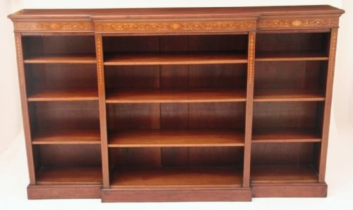 Inlaid Bookcase by Edwards & Roberts