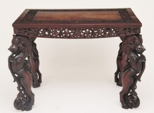 Carved Center Table