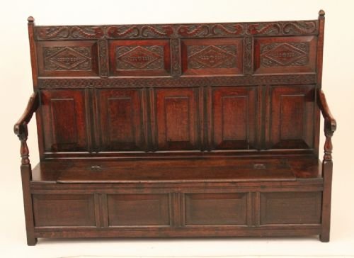 Oak Settle