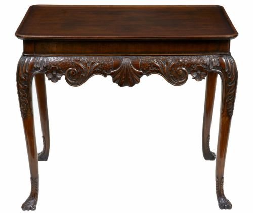 Carved Silver Table