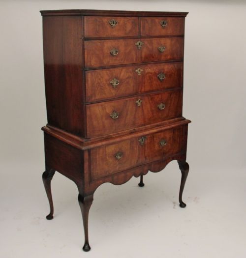 Walnut Chest on Stand